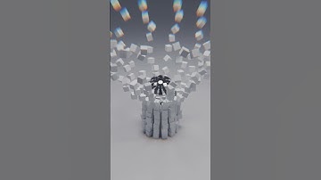 Fun with Rigid Bodies😁 What should I model next? #blender3d #rigidbody #polyfjord #b3d #shorts