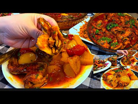 إذاماعندج وقت حابة تسوين أكل راقي للغداء أو العشاء تبسي الأجنحة بالليمون خلال 10 دقائق تحضرينه