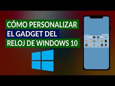Cómo Mostrar y Personalizar el Gadgets del Reloj de Windows 10