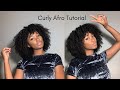 How To Get a Big Curly Afro on Natural Hair| Ohana Kennedy