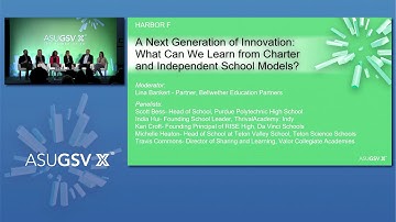 2019 ASU GSV Summit: K12 Program A Next Generation of Innovation What Can We Learn from Charter