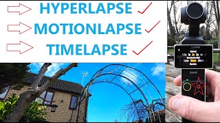 DJI Osmo Pocket 3 - Timelapse, Hyperlapse and Motionlapse explained