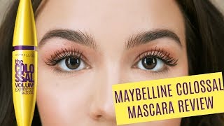 Maybelline Colossal Mascara Review + Demo!