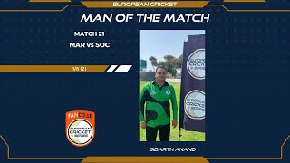 Miserly spell from Sidharth Anand seals Marsa win in Malta