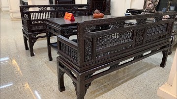 Bộ Trường Kỷ Song Tiện Huế Đẹp Nhất Trong Phân Khúc Song Tiện - Đồ Gỗ Mai Toàn