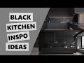 56 black kitchen inspiration ideas modern design dark color interior design ideas