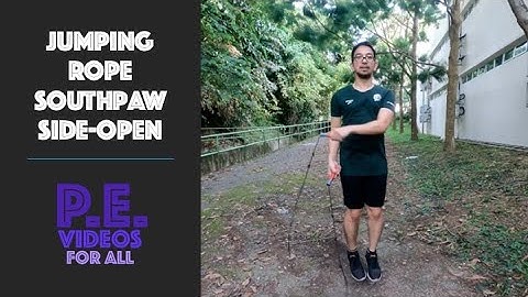 LEARN SIDE-OPEN Jumping Rope Southpaw