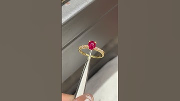 Nhẫn nữ đá chủ ruby xinh ạ