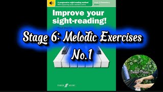 No.1 | Paul Harris Improve Your Sight-Reading Level 2 - Stage 6: Melodic Exercises