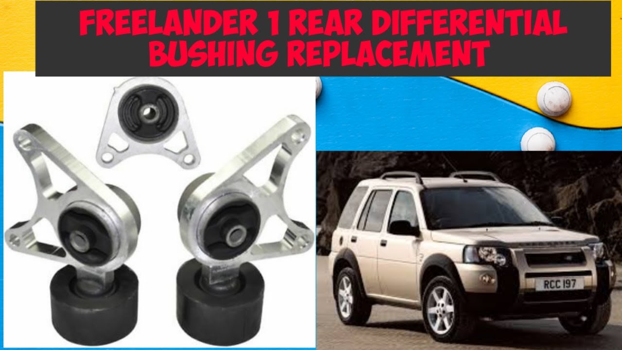 How to replace Freelander 1 rear differential bushings YouTube