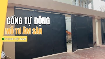 Cổng Tự Động Quảng Ngãi - Mô Tơ Cổng Âm Sàn Đơn Giản | ✅ Funas - Đà Nẵng