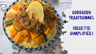 Couscous traditionnel MAROCAIN : une recette TRÈS SIMPLE et HYPER GOURMANDE
