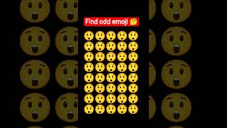 find the odd emoji challenge brain test game 🎯 Mind reading game #emoji #shortsfeed #puzzle #funny