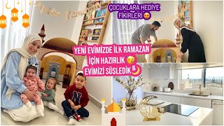 Evi̇mi̇zi̇ Ramazana Süslüyoruz Mesci̇t Kurduk Çocuklara Hedi̇yeli̇k Hazirladim Güzel Fi̇ki̇rler