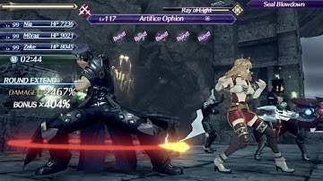 Xenoblade Chronicles 2 1.5 - Fiora - All 4 Specials in one Chain Attack with Damage Caps