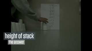 Height of Stack by Mark Sloan (Act 3) - Graphing Stories
