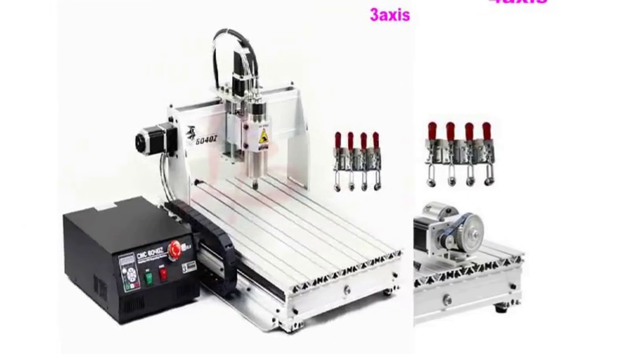 Cheap cnc metal engraving machine 4 axis YouTube