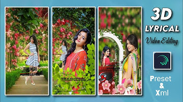 Ijazzat Hai Song | 3d Camera Movement Alight Motion | 3d Video Editing