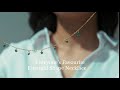 Stac fine jewellery  emerald shape necklace