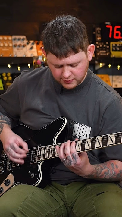 Lee Malia (BMTH) plays the riff from ‘wonderful life’ on his new Signature Guitar #bringmethehorizon