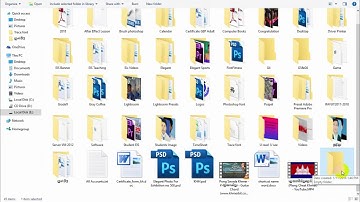 របៀបបង្កើត Folder ថ្មី | How to create  new folder and rename folder