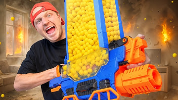 I Tested EXTREME Nerf War!