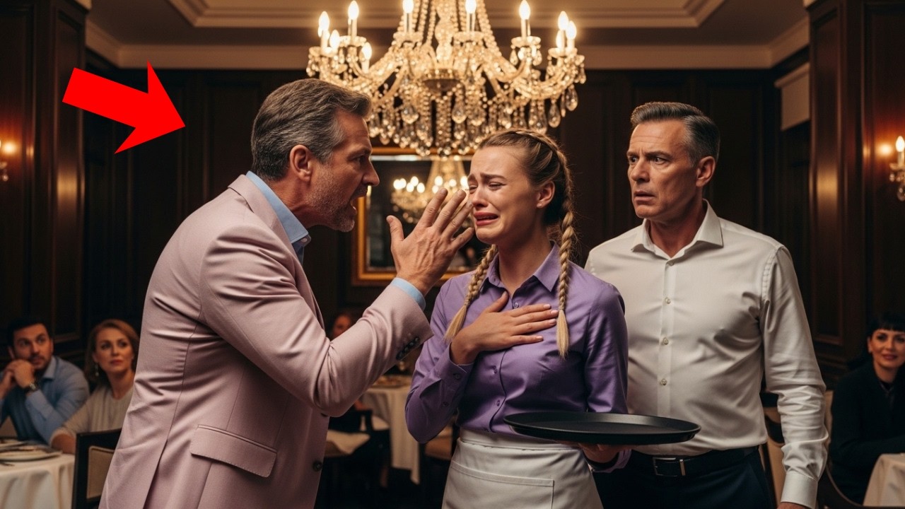 He Slapped a Waitress—Then She Whispered a Name That Ended Him