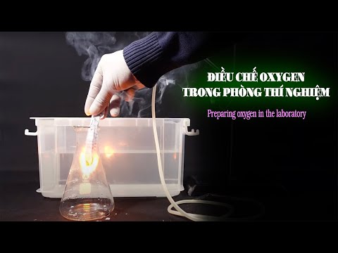 Video Điều chế oxi trong phòng thí nghiệm, nhiệt phân KClO3,... - youtube