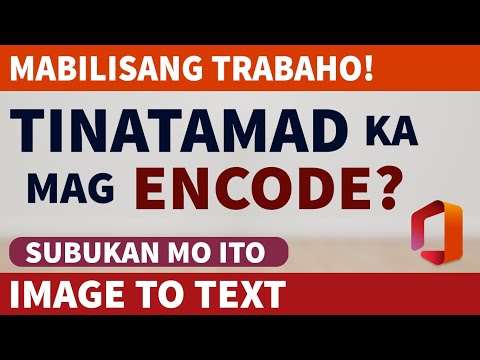 PAANO I CONVERT ANG IMAGE SA TEXT