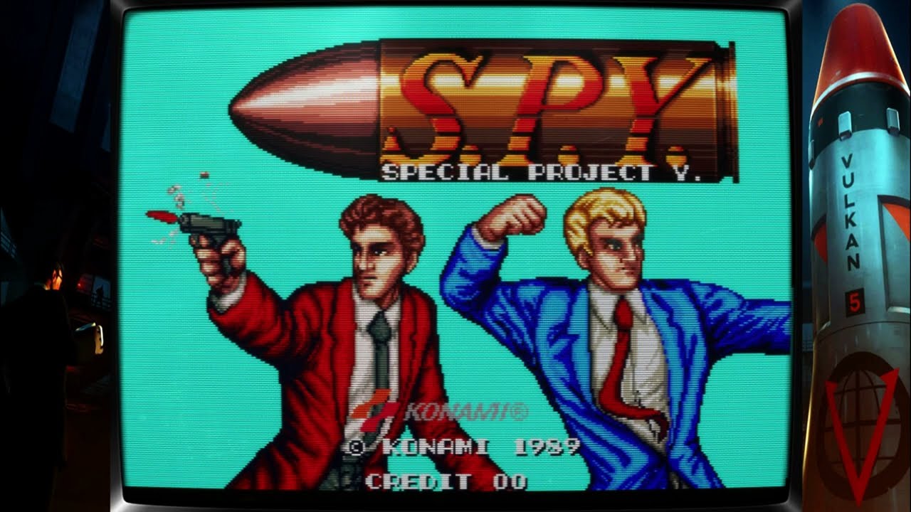 SPY: Especial Project, Arcade, Konami 1989, Run and Gun
