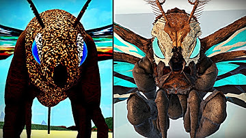 Kaiju Universe vs Kaiju Kewl Titanus Mosura Comparison