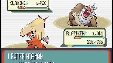 Pokémon Ruby Walkthrough Part 24 - Petalburg Gym ! Leader Norman !