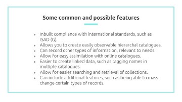 ARS: Collections Management Systems