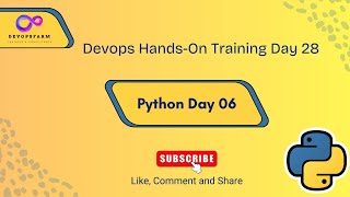 [Hindi] Learn Python Step by Step | Day 6 (DevOpsFarm Day 28)