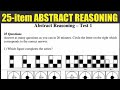 25-item ABSTRACT REASONING Test 1 [AFPSAT, NAPOLCOM, UPCAT, College Entrance Test, Employment]