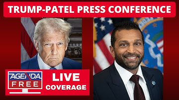 Trump & Kash Patel Press Conference - LIVE Breaking News Coverage