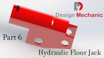 #54 Solidworks Tutorial | Hydraulic Floor Jack | Part Modelling | Part 6 | Design Mechanic