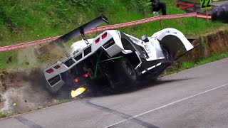 BEST OF HILLCLIMB  COURSE DE CÔTE 2023  CRASHES, AMAZING FLAT OUT & ACTIONS