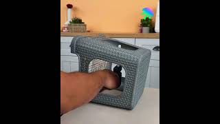 DIY: How to make a cat house? Stool Cat House? Easy to make.#diy #craftyhome #cardboardcathouse #cat