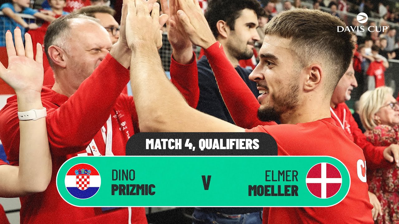 Dino Prizmic v Elmer Moeller | Croatia v Denmark | 2026 Davis Cup Qualifiers 1st Round highlights