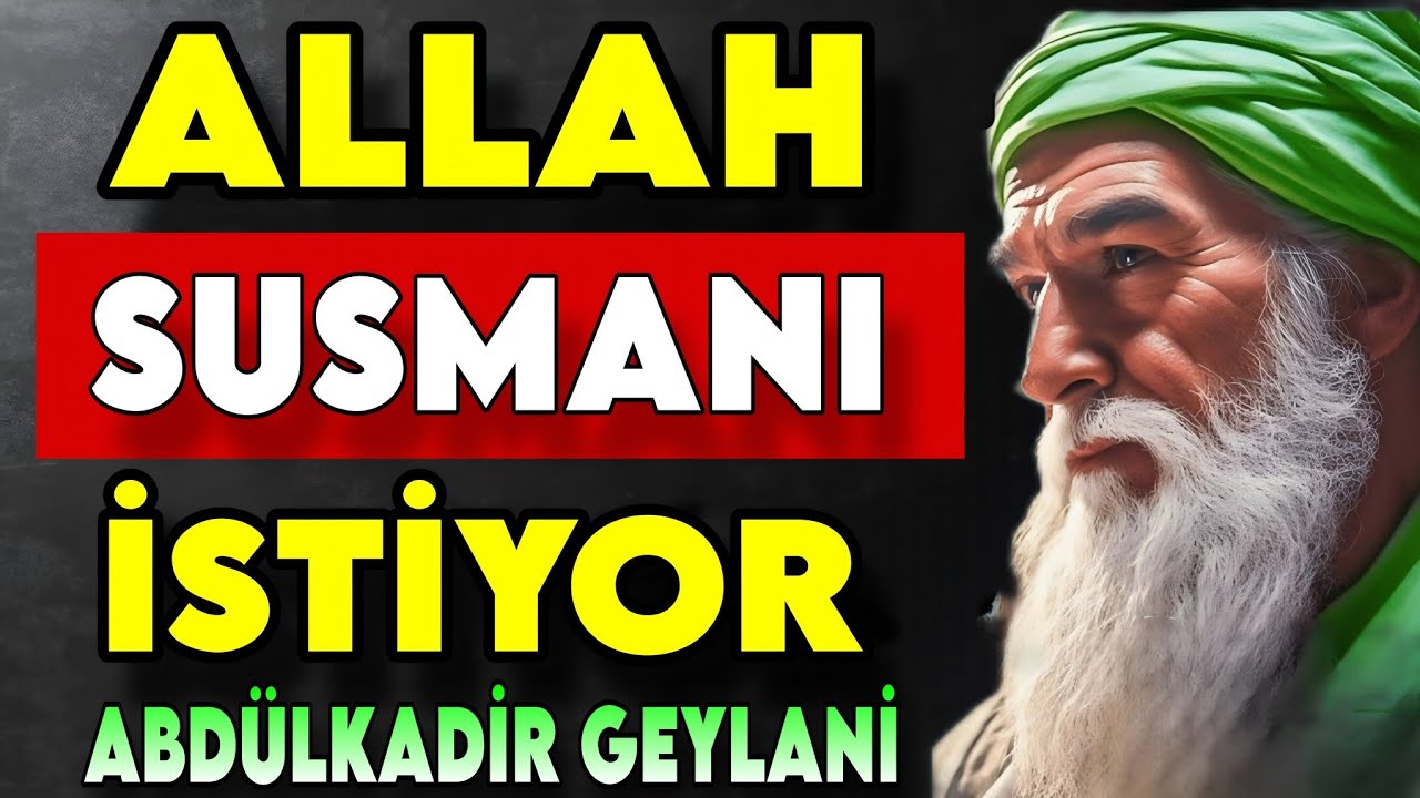 ALLAH SUSMANI İSTİYOR – ALLAH’IN PAYLAŞMAMANI EMRETTİĞİ 5 DERİN SIR | GEYLANİ