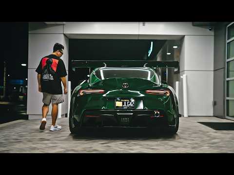 POV: Life with a Toyota Supra + Sim Rig & Coffee (Cinematic)