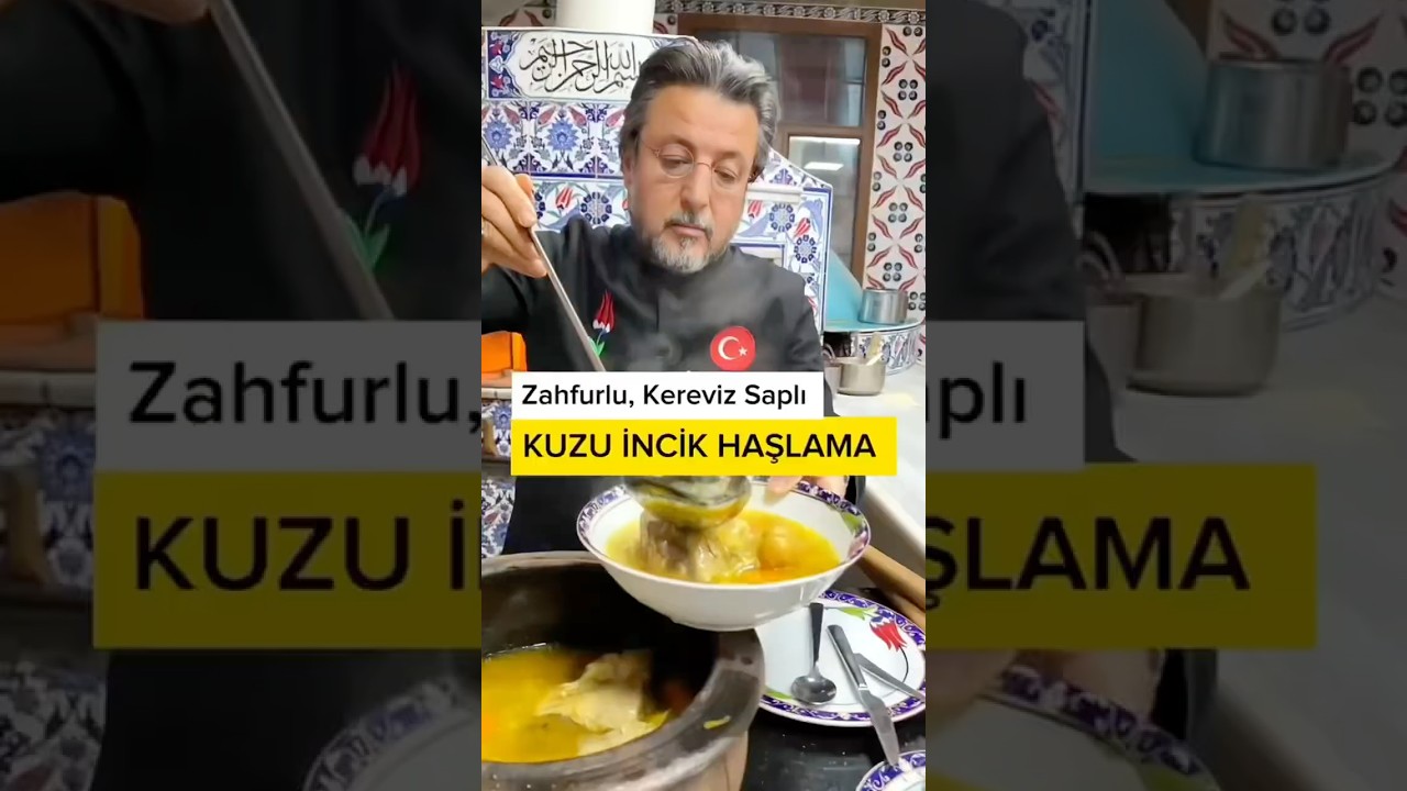 Zahfurlu Kereviz Saplı Kuzu İncik Haşlama Nasıl Yapılır? Haşlama tarifi video açıklamalarında