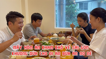 Từ Phú Yên về Sài Gòn trong đêm, sáng ra cùng Khương Dừa đi ăn  bữa cơm quê | Thi Hàn Quốc 