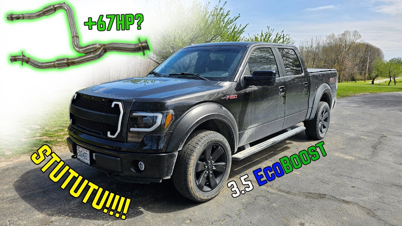 Installing CHEAP Downpipes on My 3.5 EcoBoost F150 *INSANE TURBO WHISTLE!!!!