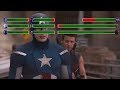 Doctor Strange, Iron Man &amp; Spider Man VS Star Lord, Drax, Mantis....With Heathbar !!!