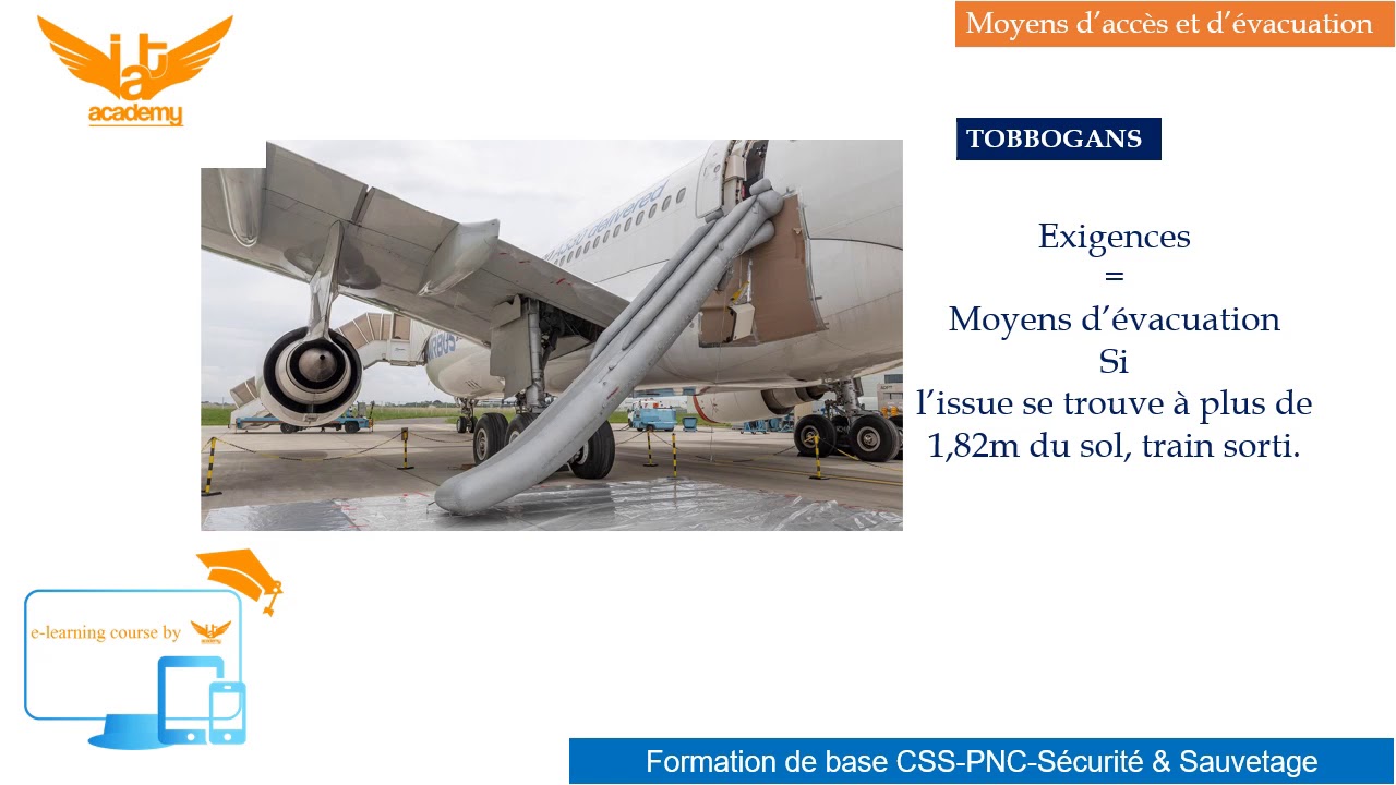 Session # 10 - Moyens d’accès et d’évacuation - Formation PNC- Sécurité et Sauvetage CSS