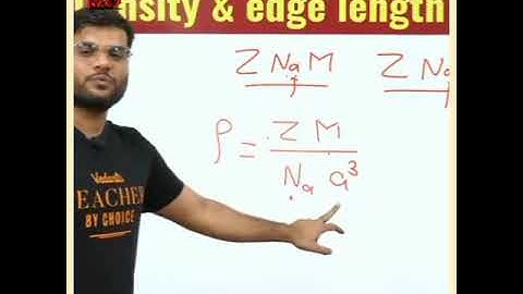 💥solid state💥 density formula 🔥short trick🔥 by 👉 Arvind Arora❤️💯