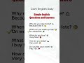 English Questions and Answers | Speak Like a Native #DailyEnglish #EasyEnglish