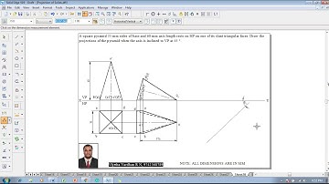 Example 28 on Projections of Solids